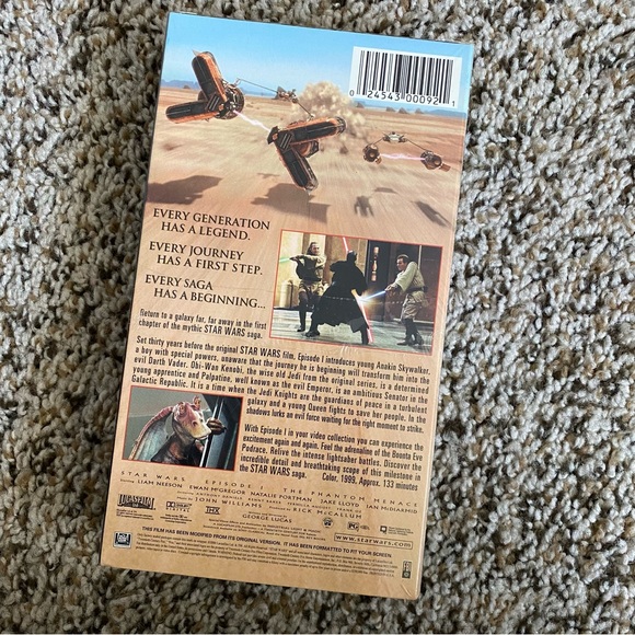 Star Wars-The Phantom Menace (1999) VHS in original packaging - Picture 2 of 6